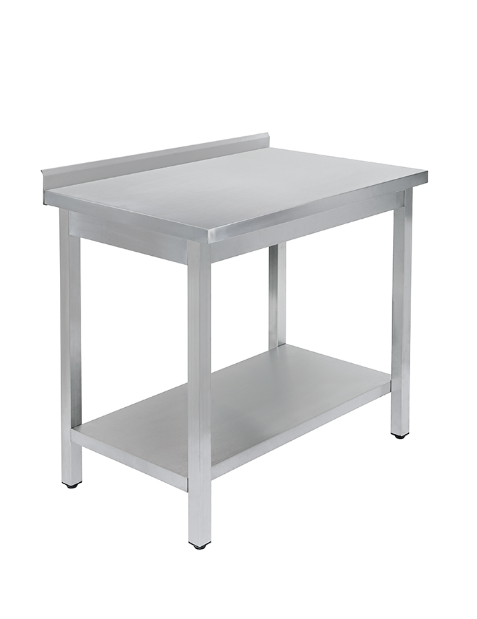 СТОЛ универсальный Luxstahl СПУ-11/6 со сплошной полкой нерж.