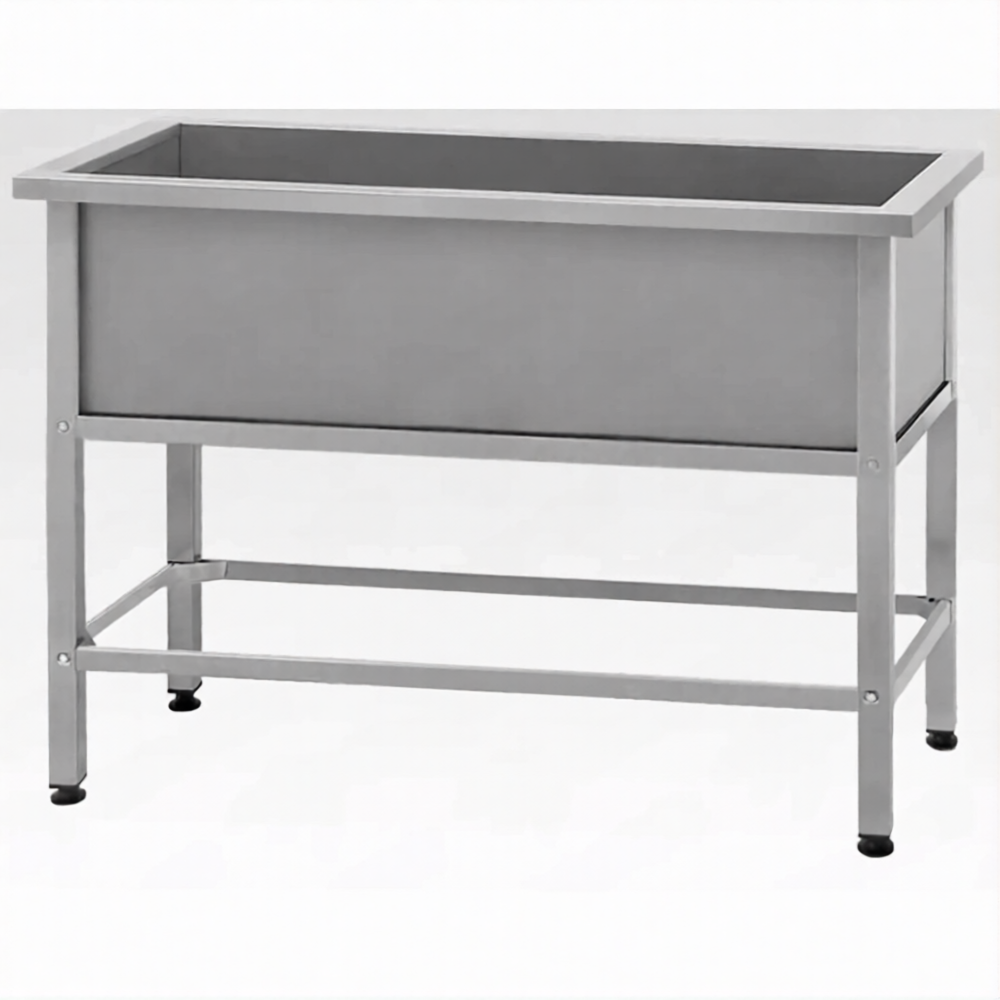 Ванна моечная ВМСн 1350 (860х1350х700)  1 м/о 350х1250х600 (ножка проф., тр. 40х40)