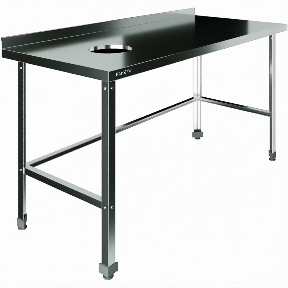 Стол для сбора пищевых отходов с бортом СПО-15/6-БО-Л-ЭН