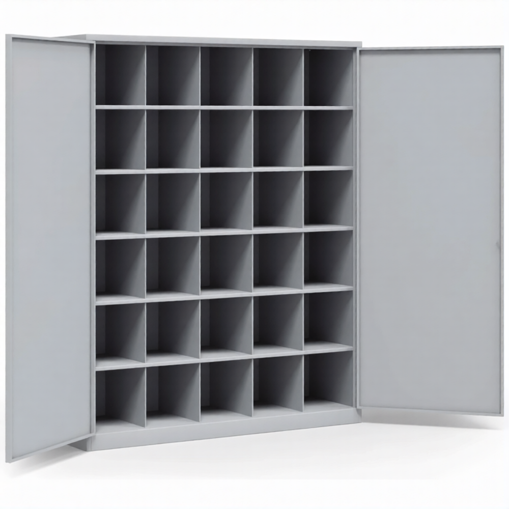 Шкаф для 30 противогазов ХПГ-30, с двумя дверьми (1580х1270х380)