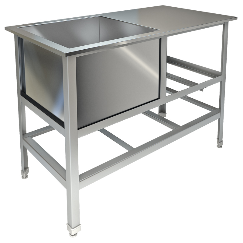 Ванна моечная с рабочей поверхностью  ВМ-31/430 краш