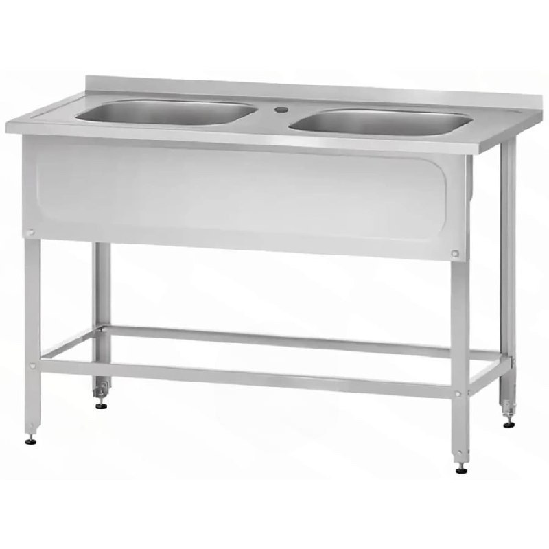 Ванна ВМЦн 860х1000х600 2 м/о, борт, отв. д/смесит., экран (ножка проф., тр. 40х40)