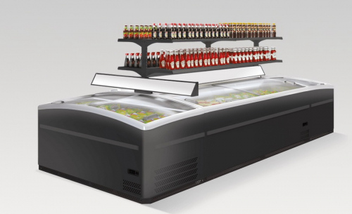 Ларь-бонета торцевая POLO II 200 TST (R290) НТ/СТ (RAL9016) с разделителями [ЛО480]