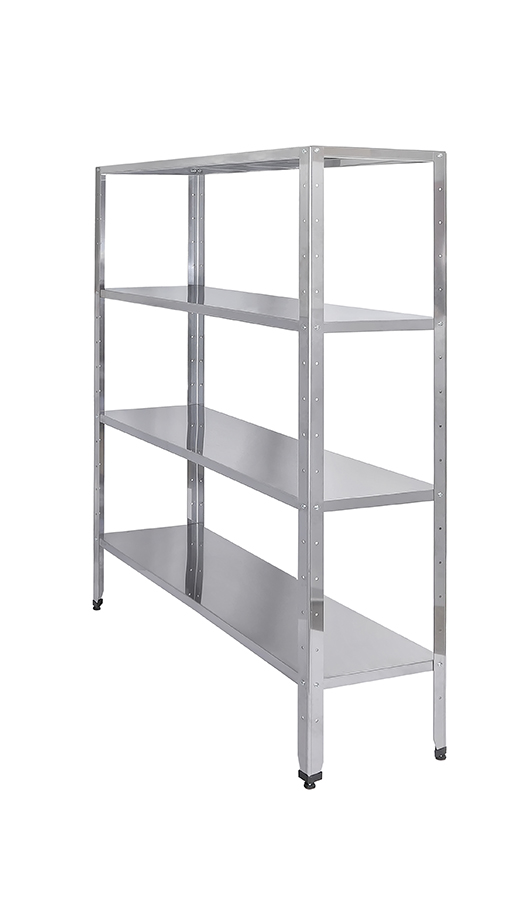 Стеллаж кухонный Luxstahl СР-1800х1700х300/4 нерж