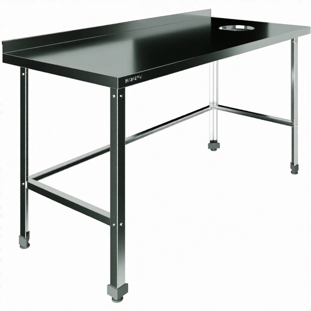 Стол для сбора пищевых отходов с бортом СПО-15/6-БО-П-ЭН