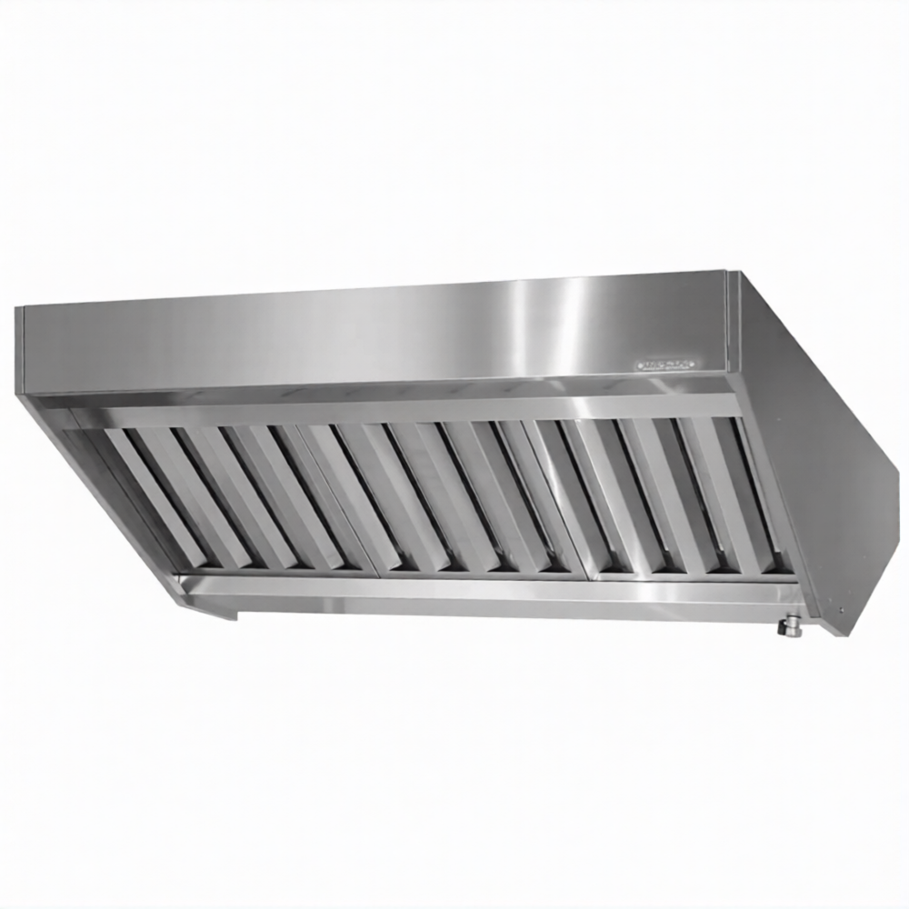 Зонт приточно-вытяжной полуоткрытый ЗППб 400х1000х1600 «Base» островной