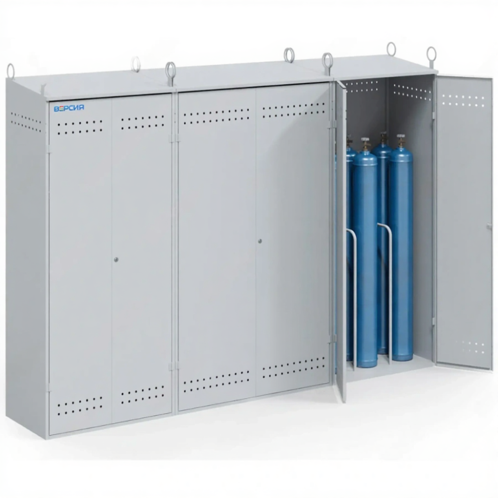 Шкаф модульный для 20-ти газовых баллонов ШГБК-МД-030, усиленный