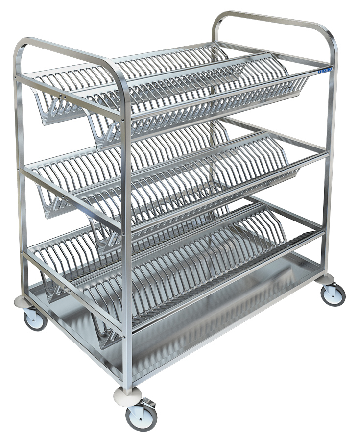 Тележка для сушки посуды ТП-234 (на 210 тарелок)
