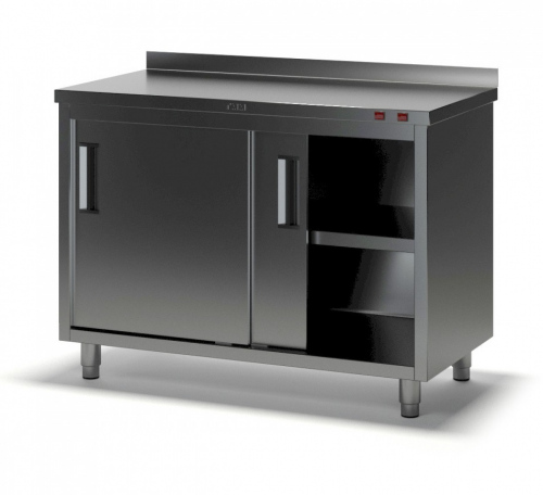 Стол-купе тепловой СТ-2 с бортом (1000х700х870)