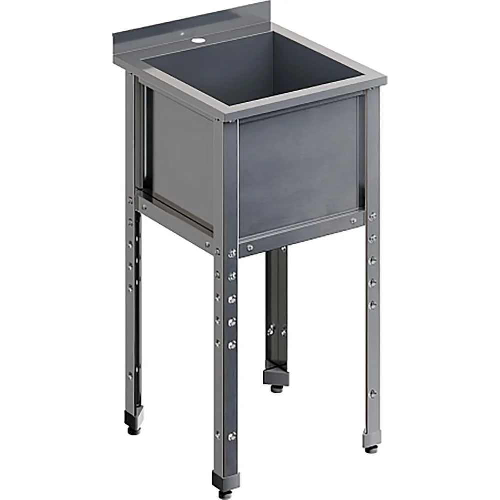 Ванна моечная односекционная с бортом ВМС-1/8-Б-ЭЦ