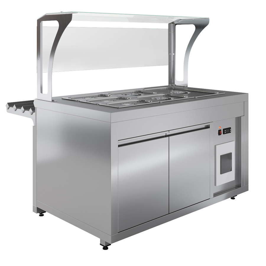 Мармит вторых блюд паровой Junior Luxstahl МВП (С)-1200 Premium (нерж.)