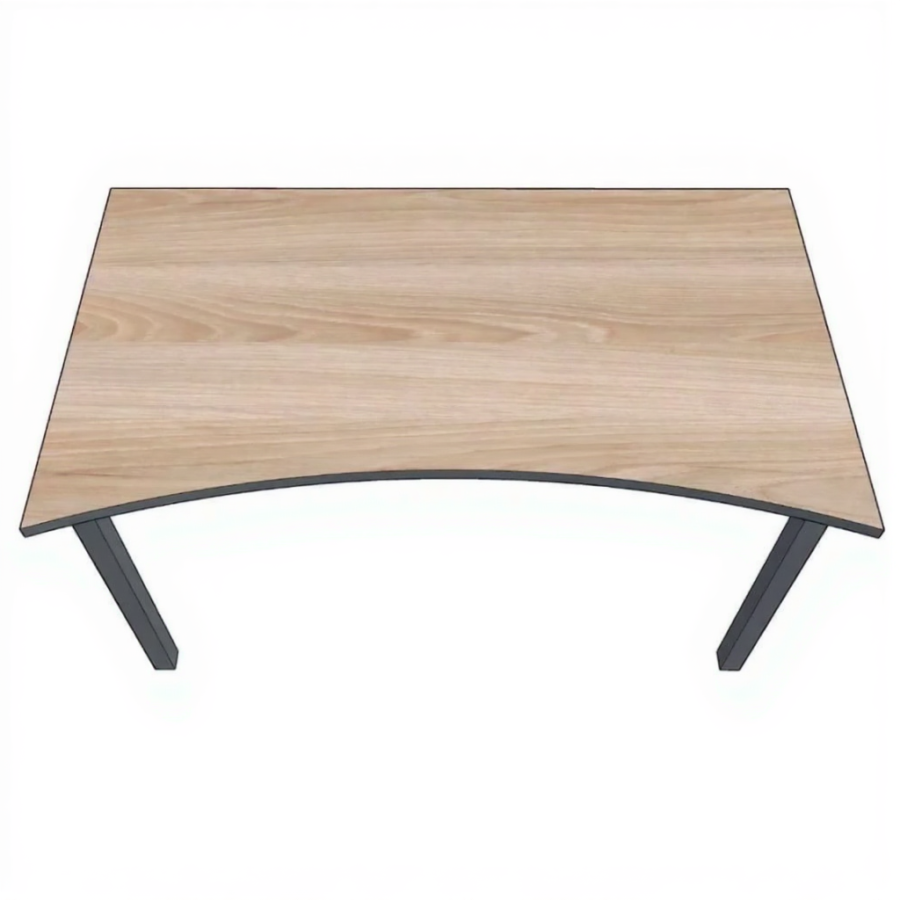 Офисный стол «НОРДЕН» с вырезом 1200x700 подстолье П 60x30 столешница 22 мм