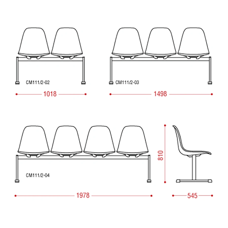 Многоместная секция Темп (модель СМ111/2)