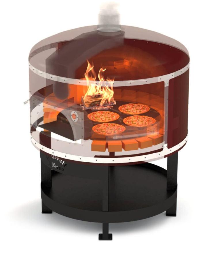 Пицца-печь дровяная GRILLVETT IL FORNO 1200 с дровницей