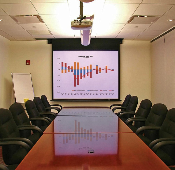 Экран с электроприводом Kauber Electrical MIDI 248" 16:9 550x309 Clear Vision