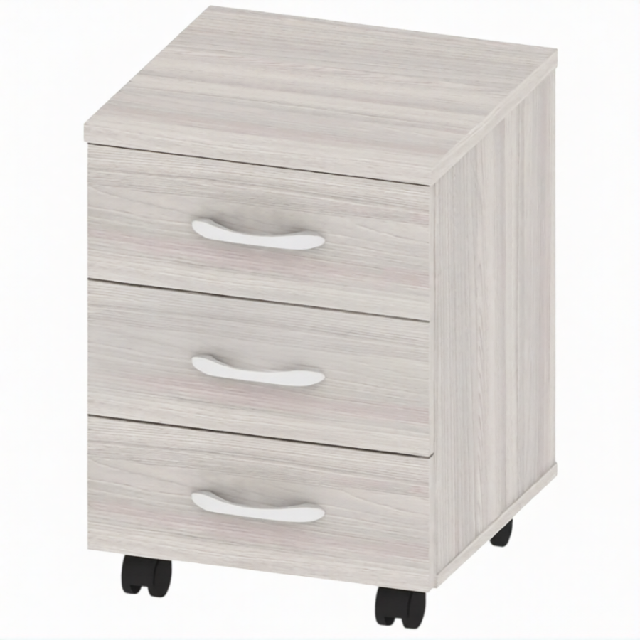 Тумба офисная ОФ-СТ-59-1, Ясень Шимо Светлый