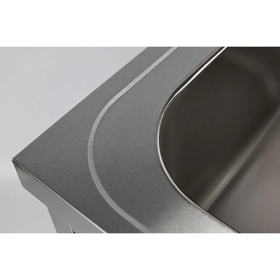 Ванна моечная односекционная цельнотянутая с бортом ВМЦ-1/6/7-БО-ЭН