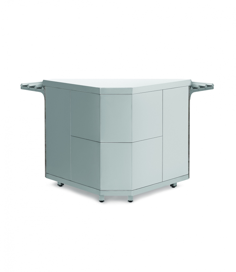 Модуль угловой наружный Luxstahl УН-90 (БЕЗ НАПРАВЛЯЮЩИХ) Premium (нерж.)