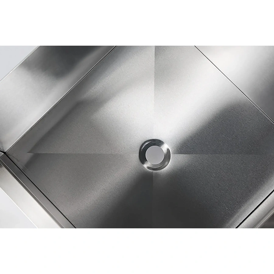 Ванна моечная односекционная с бортом ВМС-1/8-Б-ЭЦ