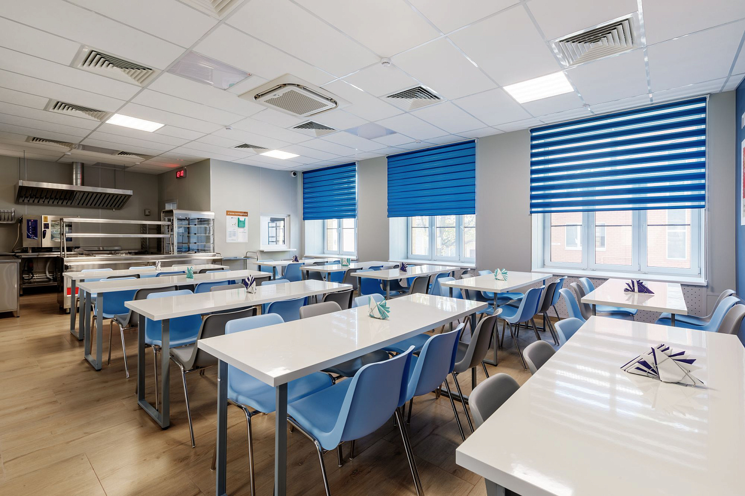 Примеры реализованных школьных столовых