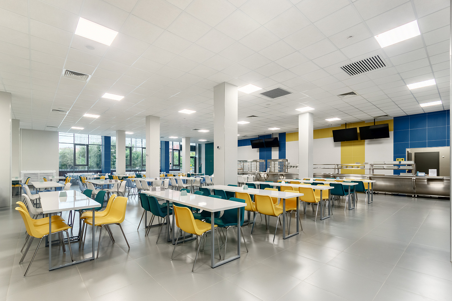 Примеры реализованных школьных столовых