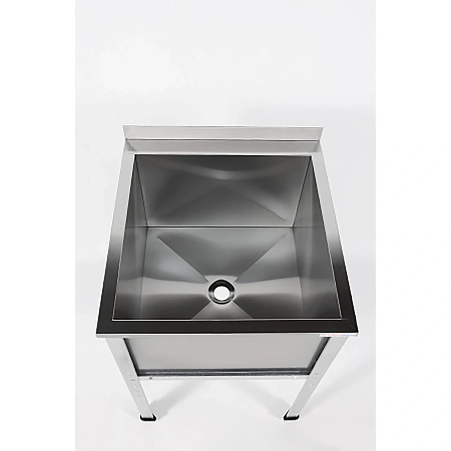 Ванна моечная односекционная с бортом ВМС-1/8-Б-ЭЦ