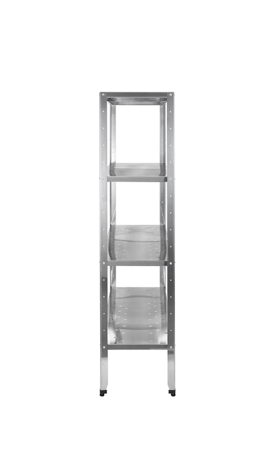 Стеллаж кухонный с перфорированными полками Luxstahl СРП-1800*800*400