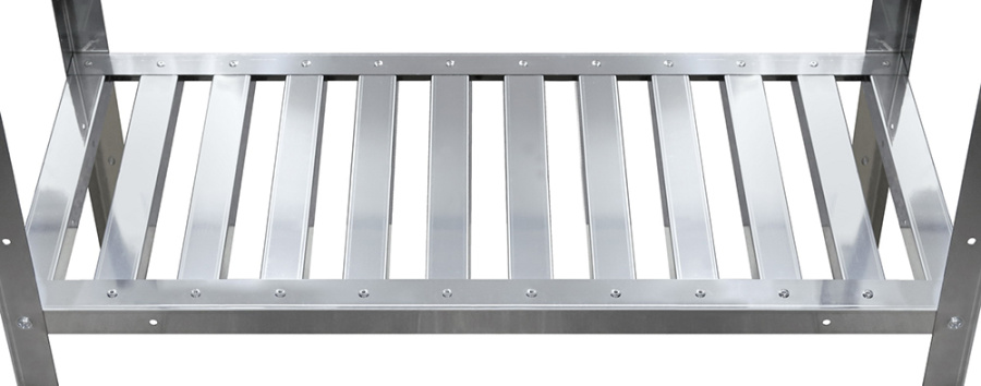 Стеллаж кухонный с решетчатыми полками Luxstahl СРРП-1800*2000*300