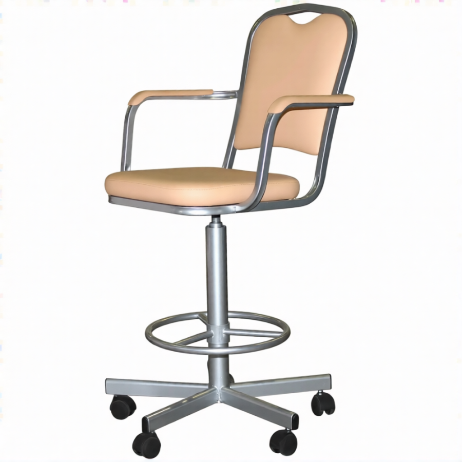 Кресло лабораторное на винтовой опоре КР02-1