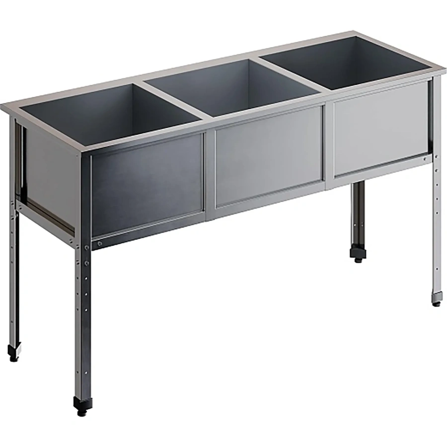 Ванна моечная трехсекционная ВМС-3/5-ЭК