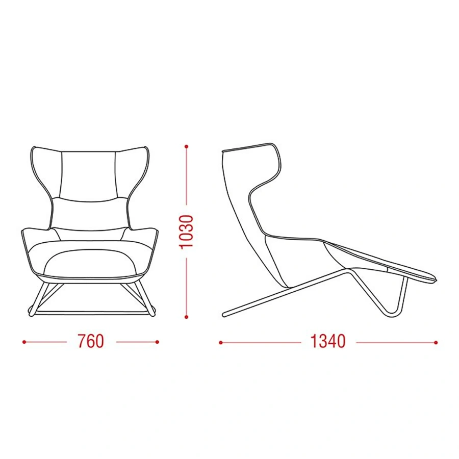Кушетка-шезлонг Либерти (модель К1)