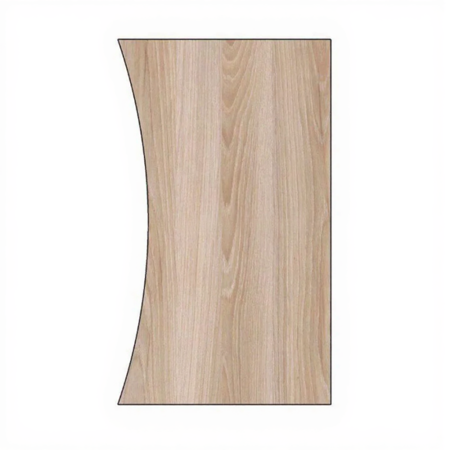 Офисный стол «НОРДЕН» с вырезом 1200x700 подстолье O 60x30 столешница 22 мм