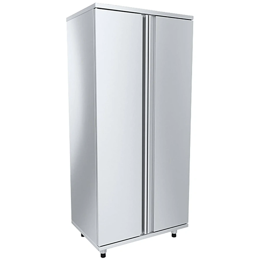 Шкаф для хлеба двери распашные нерж (7 направл для лотков) разборной ШКХ-Р-Н (1800х820х560) мм