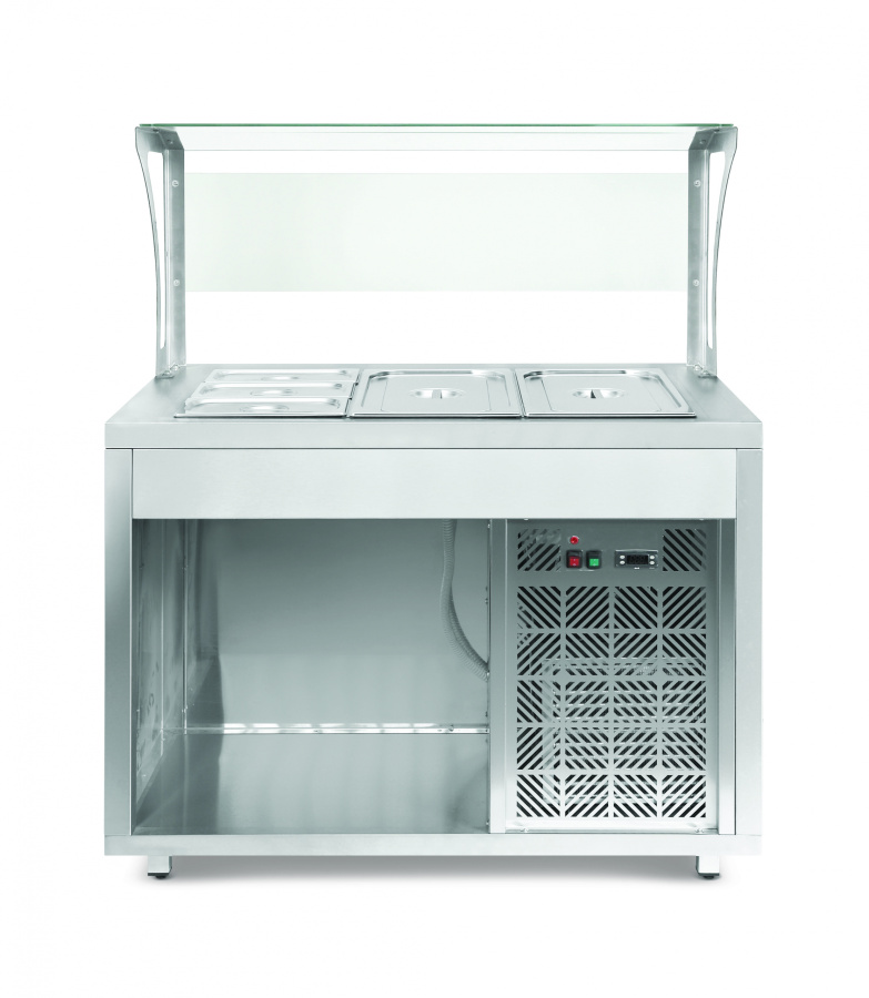 Мармит вторых блюд паровой Luxstahl МВП (С)-1500 Premium (нерж.)