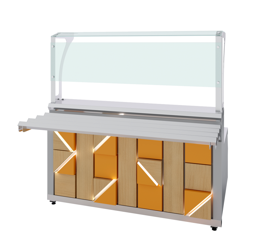 Мармит первых блюд 2-конфорочный Junior Luxstahl МПЧ (С)-1200 Premium (нерж.)