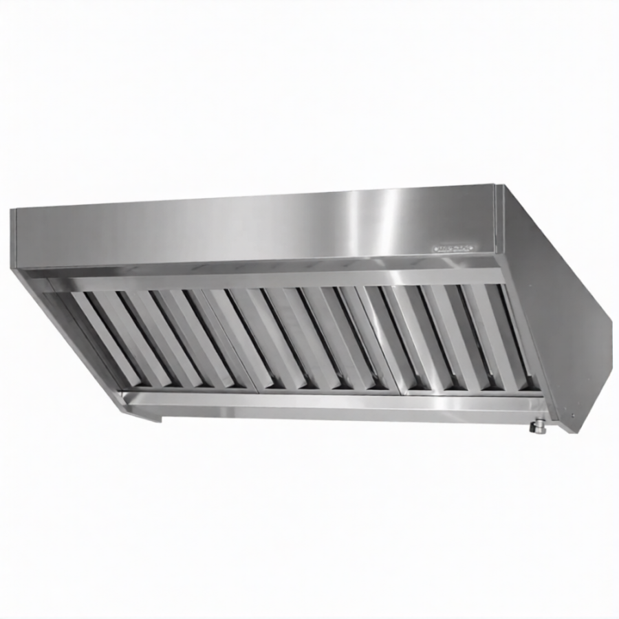 Зонт приточно-вытяжной полуоткрытый ЗППб 400х2000х2000 «Base» островной