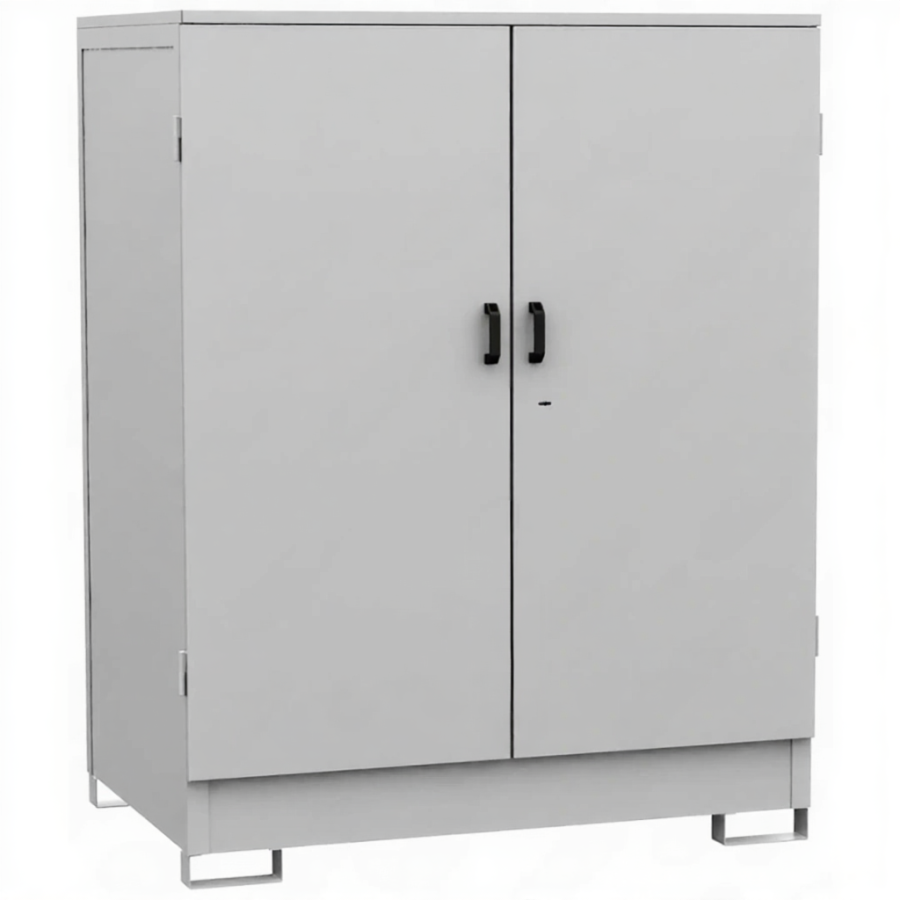 Шкаф металлический с полками 1980х1540х1060 для хранения химических веществ