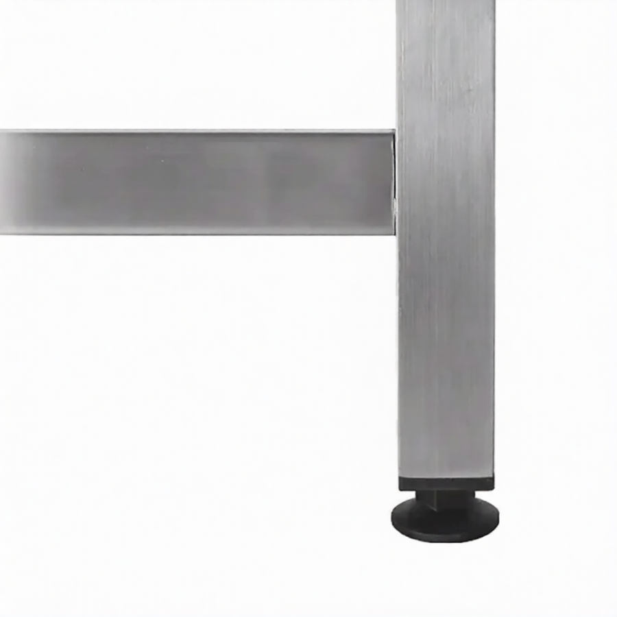 Стол производственный СПРп - 860х1500х700 «Profi Inox», борт (полка-решетка)