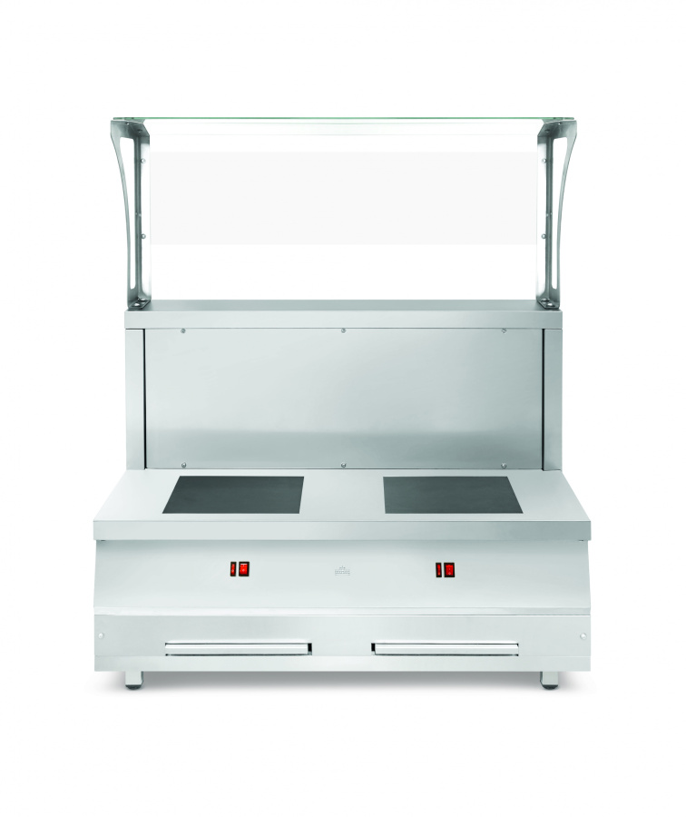 Мармит первых блюд 2-конфорочный Luxstahl МПЧ (С)-1200 Premium (нерж.)