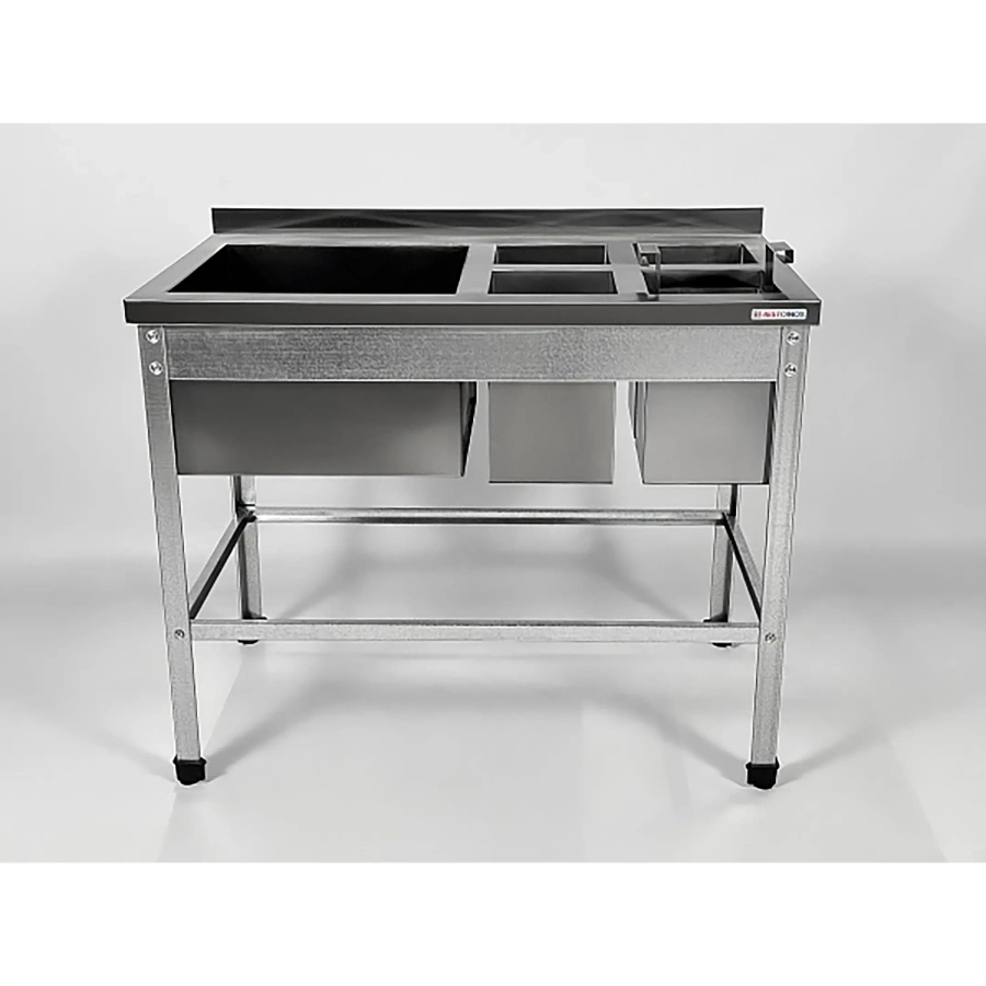 Ванна моечная двойная для мойки яйц ВМСЯ-1/5-Б-ЭЦ+ВМС-1/5-Б-ЭЦ