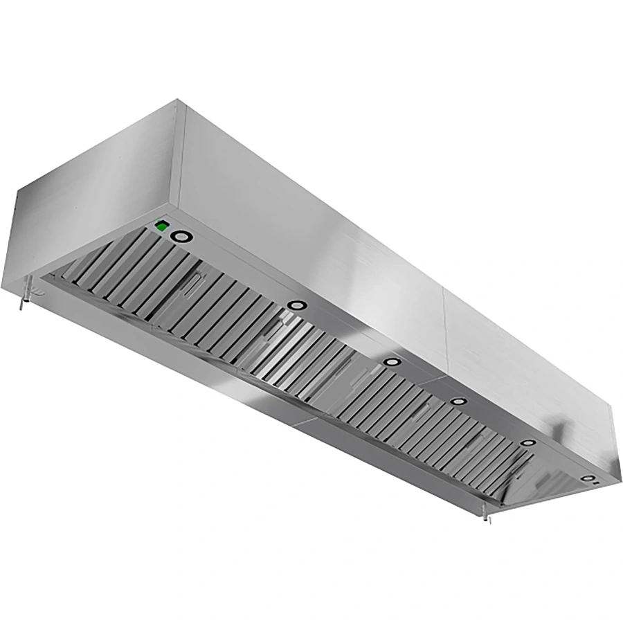 Зонт вытяжной пристенный с подсветкой ЗВПКП-06/14