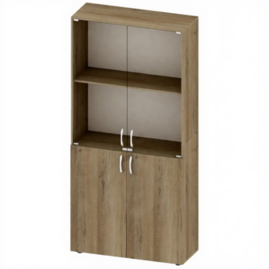 Шкаф со стеклом МБ-ШК-31-1