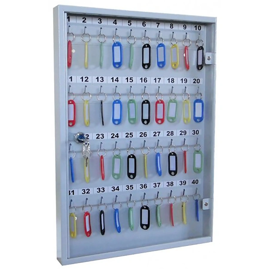 Ключница с прозрачной дверцей КЛС-40 (с брелками)