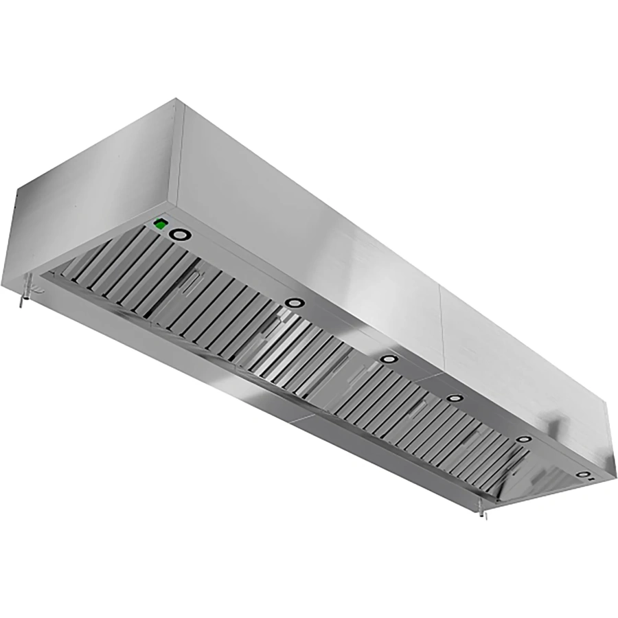 Зонт вытяжной пристенный с подсветкой ЗВПКП-06/14