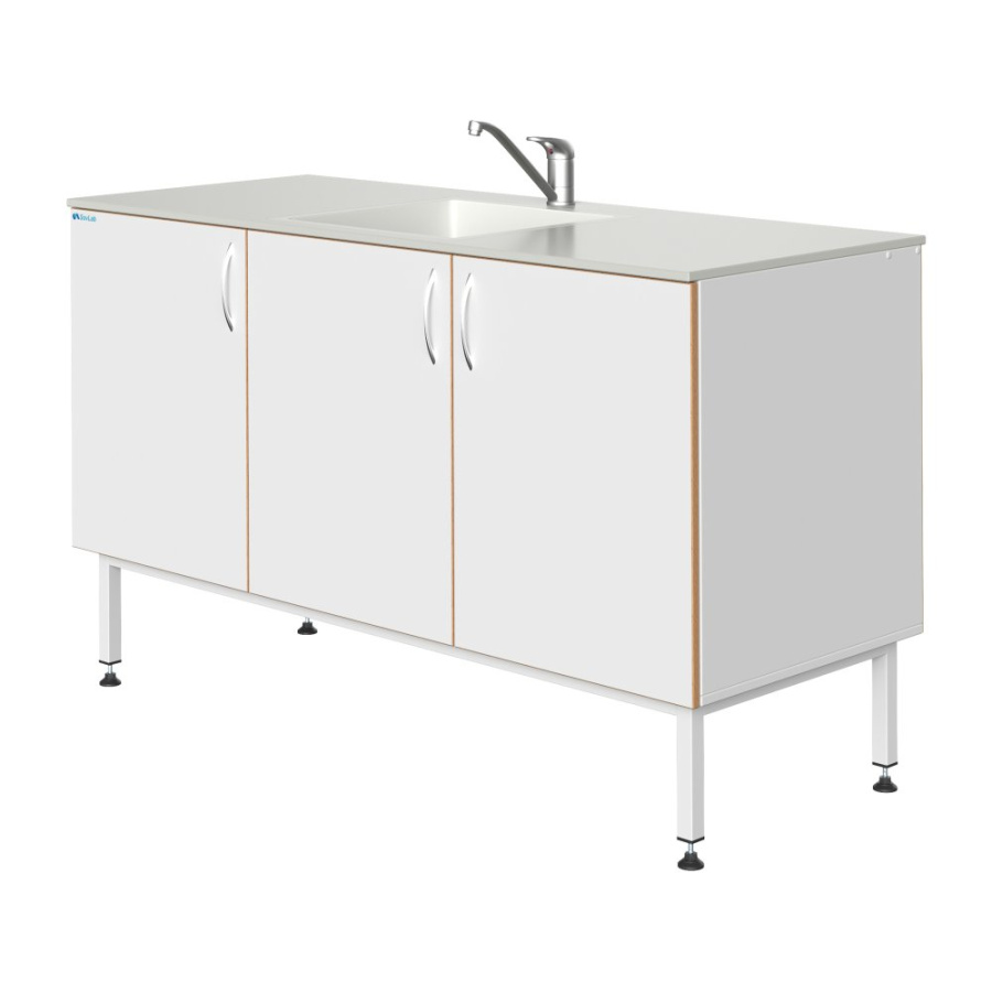 Мойка СОВЛАБ 1500 МПП полипропилен, врезная чаша п/пропилен