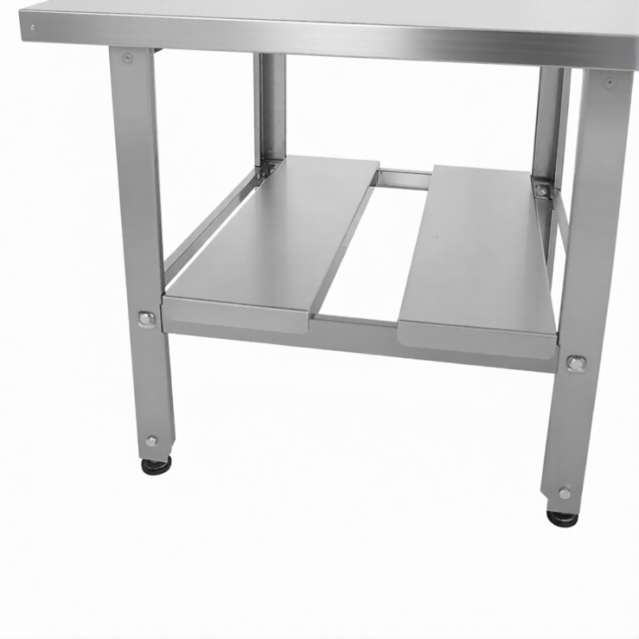 Ванна моечная ВМСн 800/2  2 м/о 700х700х400 (полка с отв., борт; ножка угл.)