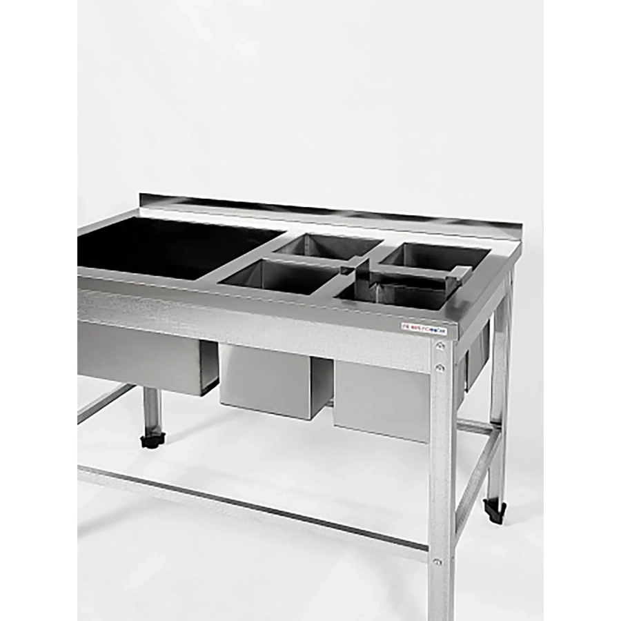 Ванна моечная двойная для мойки яйц ВМСЯ-1/5-Б-ЭЦ+ВМС-1/5-Б-ЭЦ