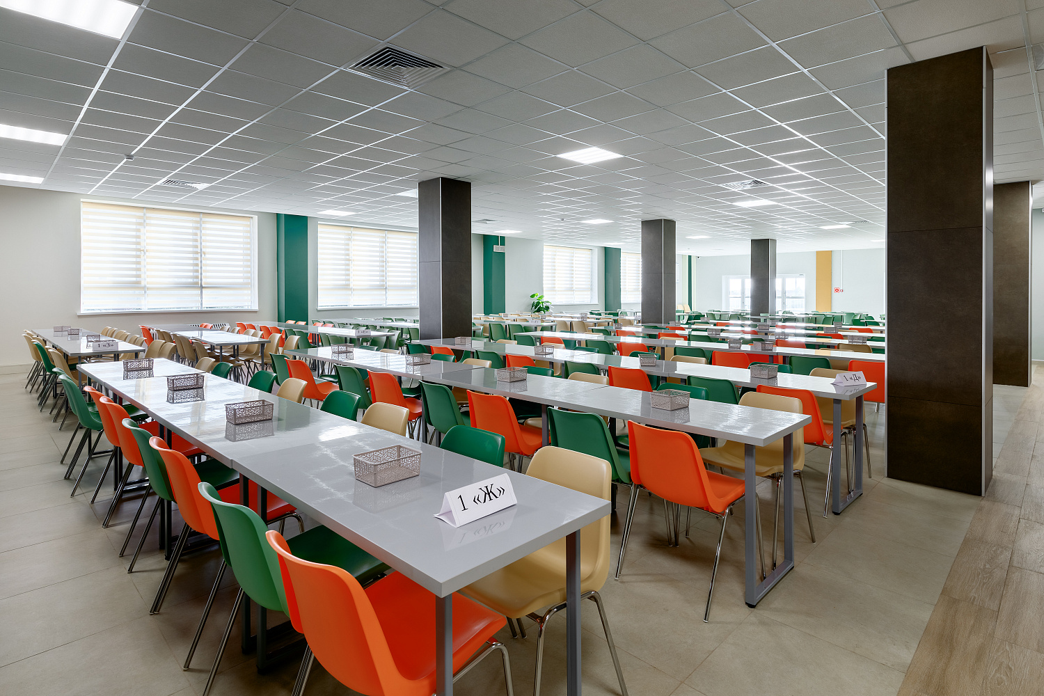 Примеры реализованных школьных столовых