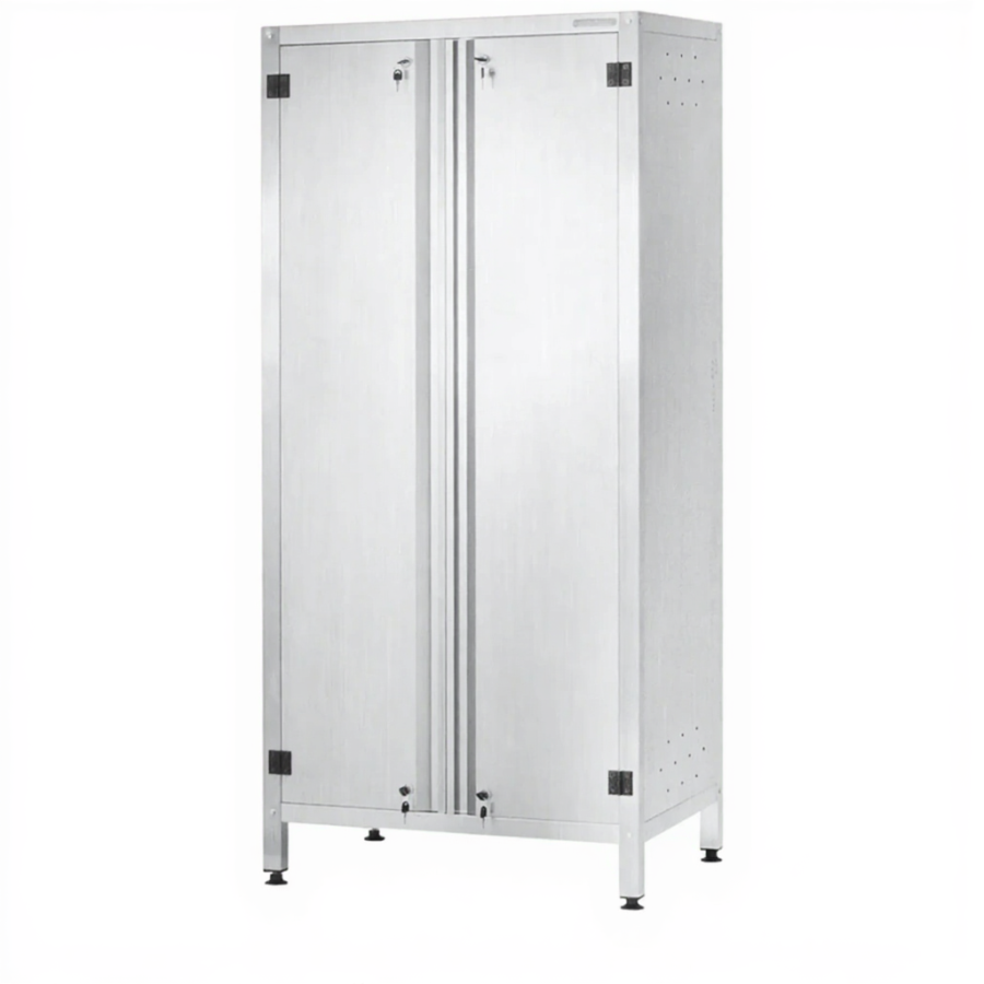 Шкаф для хлеба ШЗКп - 1800х830х550 «Profi Ral», двери распашные, 1 уровень, без к-та замков