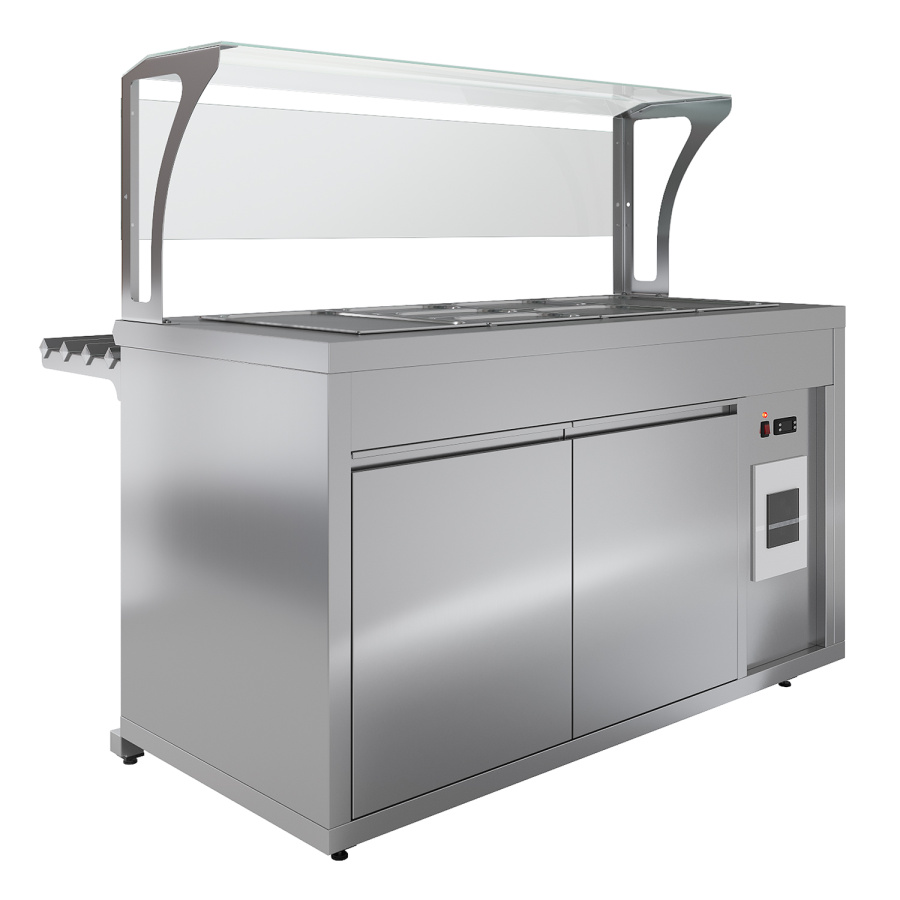 Мармит вторых блюд паровой Luxstahl МВП (С)-1500 Premium (нерж.)